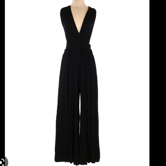 Out from Under Deep V Jumpsuit - Picture 1 of 4